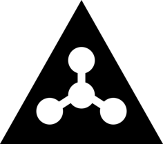 Radioactive Warning Silhouette Cutting Svg Files, Free Vectors File